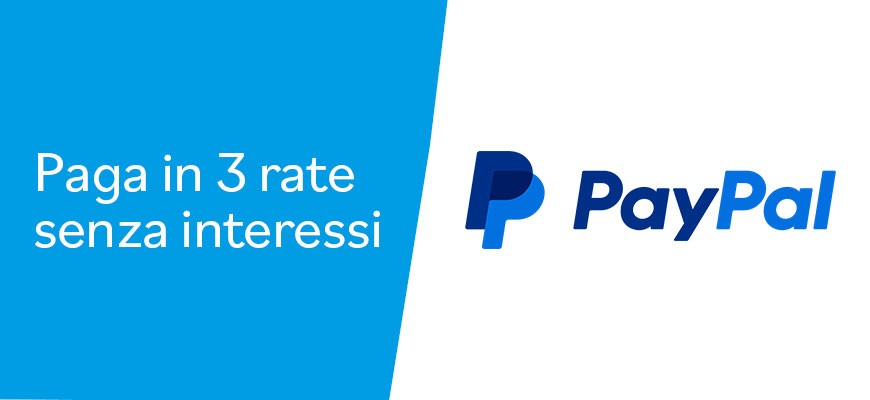 Paga a rate con PayPal